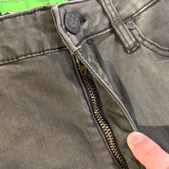 Sandrine Rose x Free People Super Flare Denim Jeans Charbon Size 29 - Picture 13 of 15